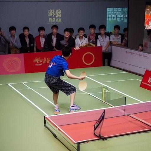 “乒乓球运动在中国的兴起：国球传承与国人热爱。”